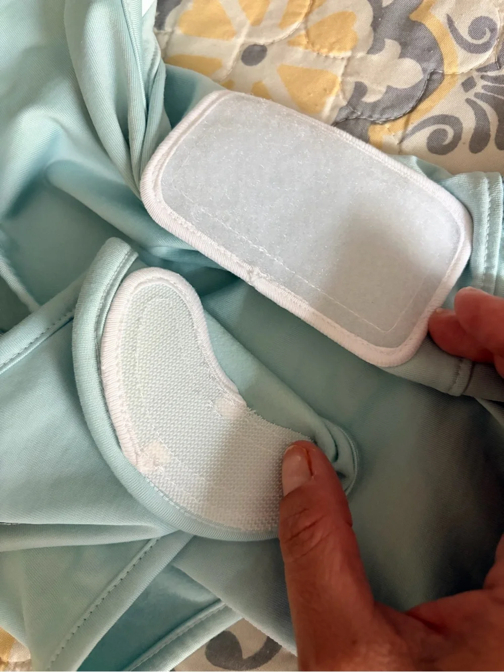 The Ollie World Alphie Sleep Sack Pouch, light blue, 12-24 months
